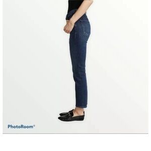 Goldsign Semi-Fit High Rise Slim Straight Leg Jeans Blue Womens Size 30 Capsule